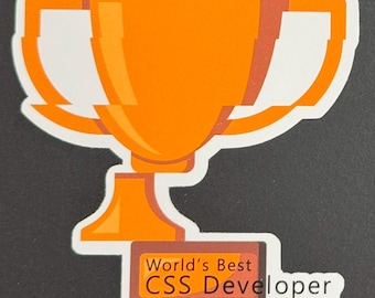 World's Best CSS Developer Sticker