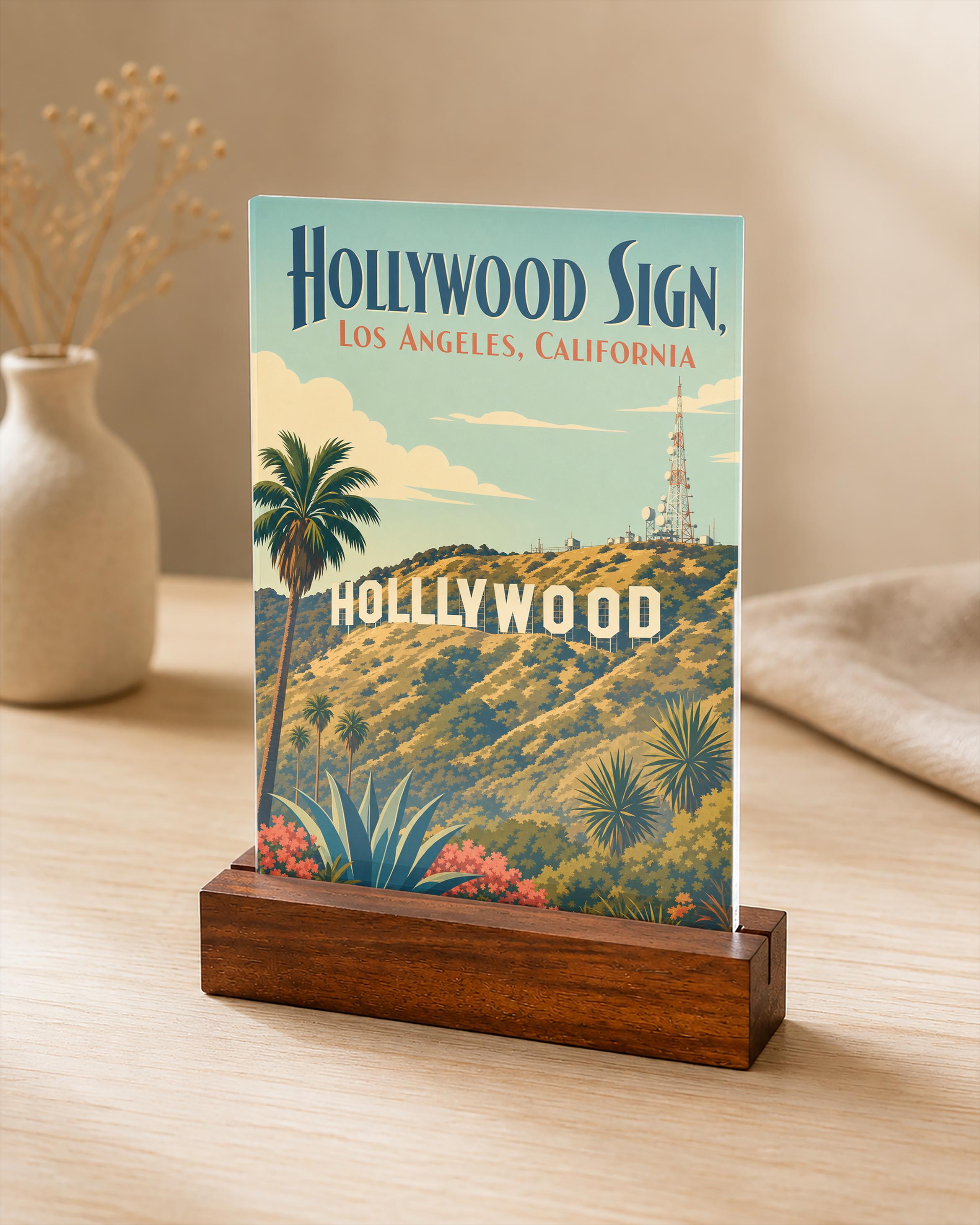 Hollywood Sign Art - Etsy
