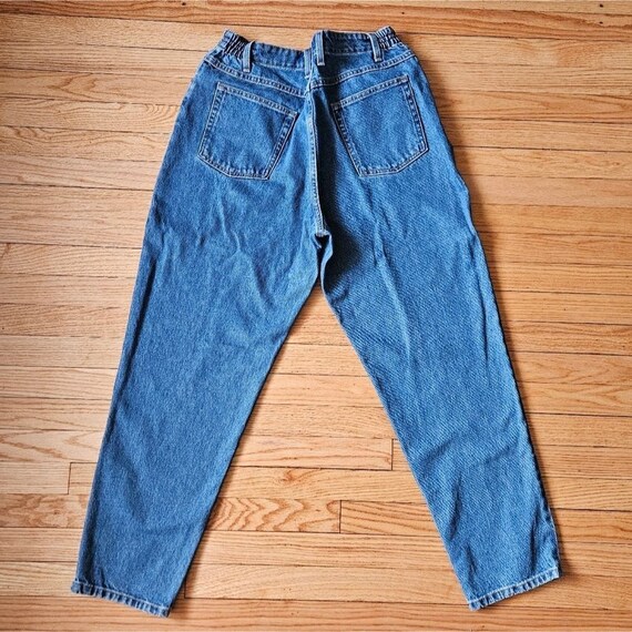 L.L. Bean Jeans 16 X 29 Vintage Blue High Waist M… - image 3