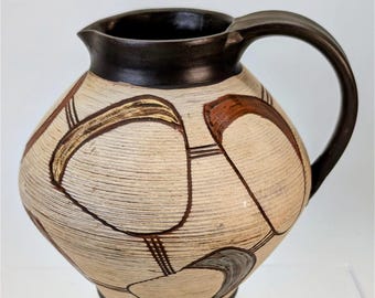 Vintage SAWA Keramik Torino Jug Vase 348/15 West Germany Pottery Mid-Century MCM