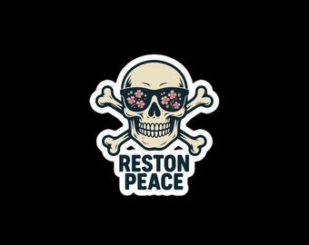 Premium Reston Peace Sticker