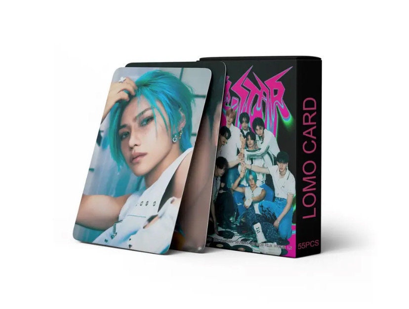 Stray Kids Rockstar Album 55pc Lomo Cards - Etsy