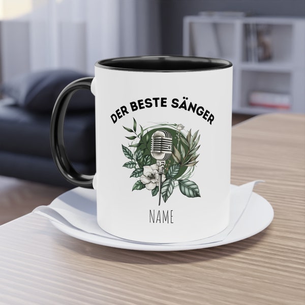 Der Beste Sänger Becher | Mug Le meilleur chanteur | Sänger Tasse | Personalisiertes Geschenk | Nom Kaffeetasse | Geburtstagsgeschenk