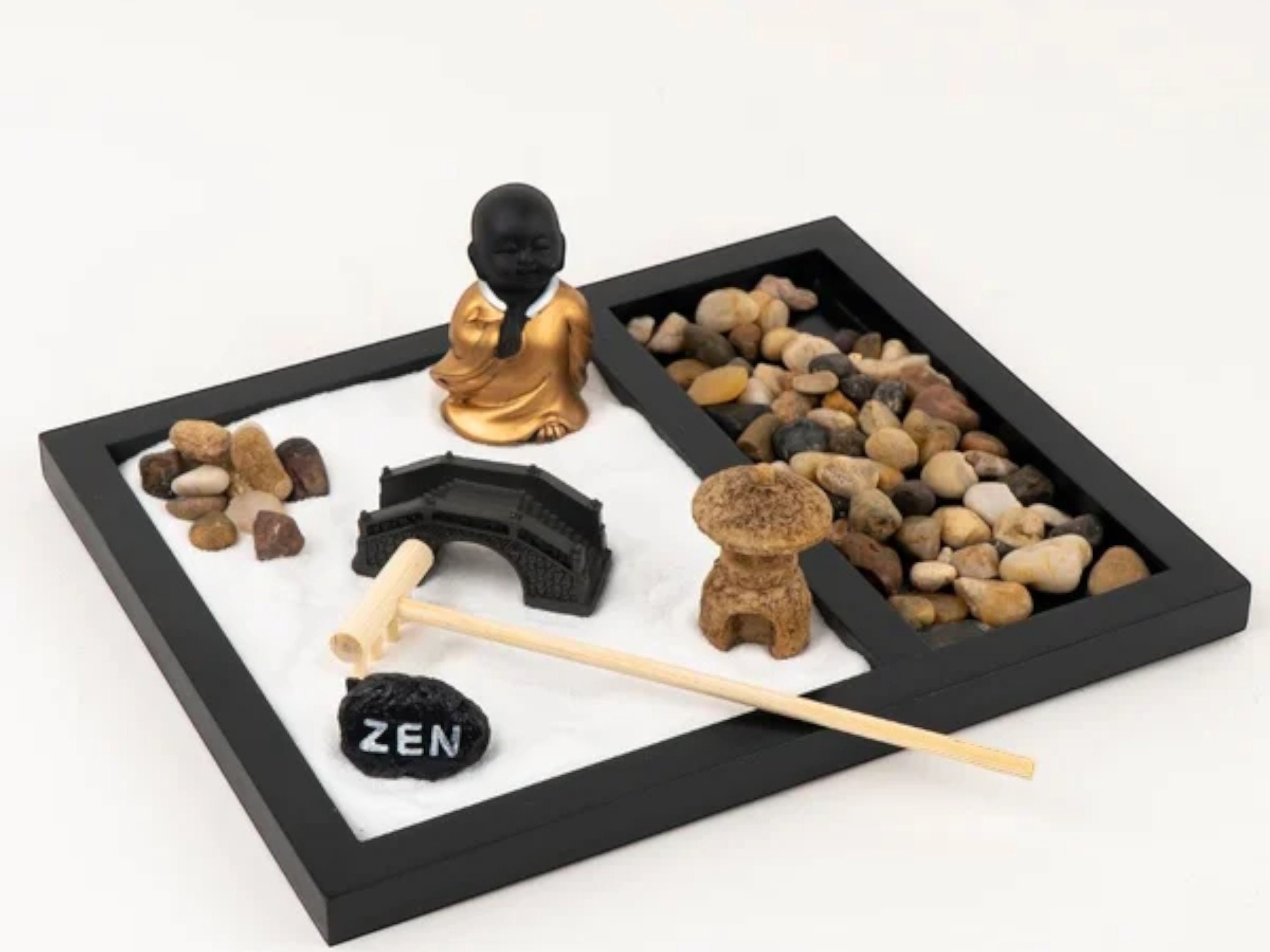 Seated Buddha Zen Garden Kit - Etsy