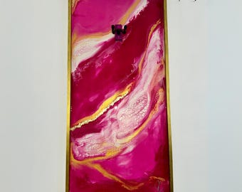Radiant Riff - Guitar Display Wall Art – Abstract Guitar Holder for Acoustic, Electric, Banjo, or Bass Guitar