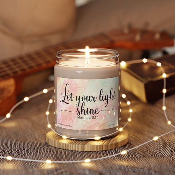 Let Your Light Shine John 1:5 Christian Tote Bag Gift Let Your Light Shine John 1:5 Christian Tote Bag Gift