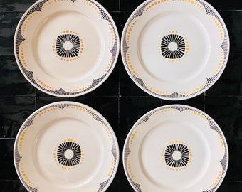 Lot de 15 assiettes plates modèle Badonviller -1900- modèle Nikito