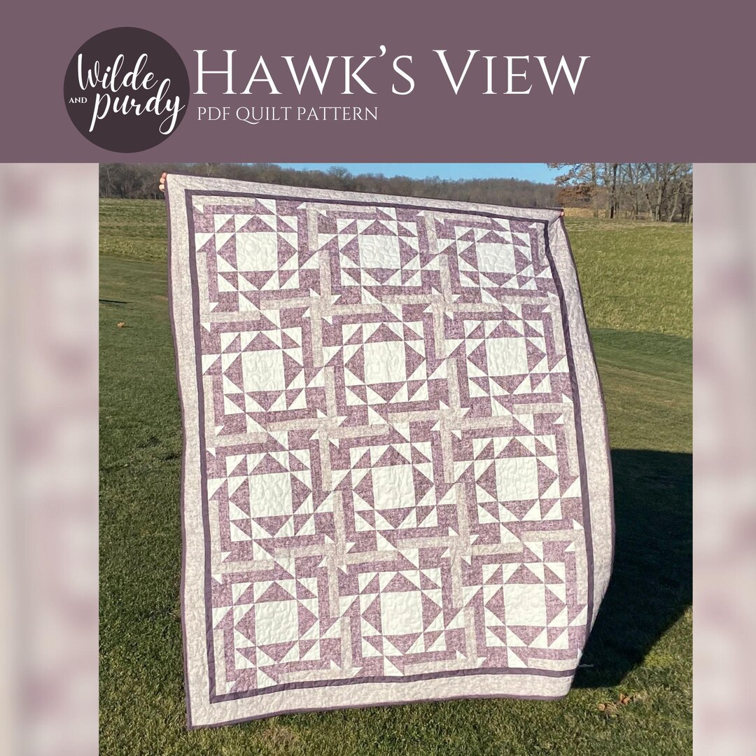 Digital PDF Pattern: Hawk's View - Etsy