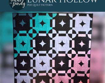 Lunar Hollow Quilt Pattern PDF