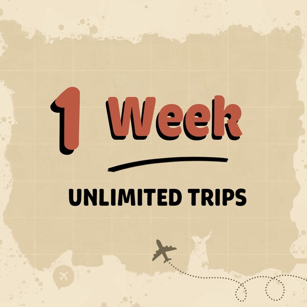 1 WEEK UNLiMiTED ACCESS / Auto Restock / Unlimited Trips / Grab All You Want