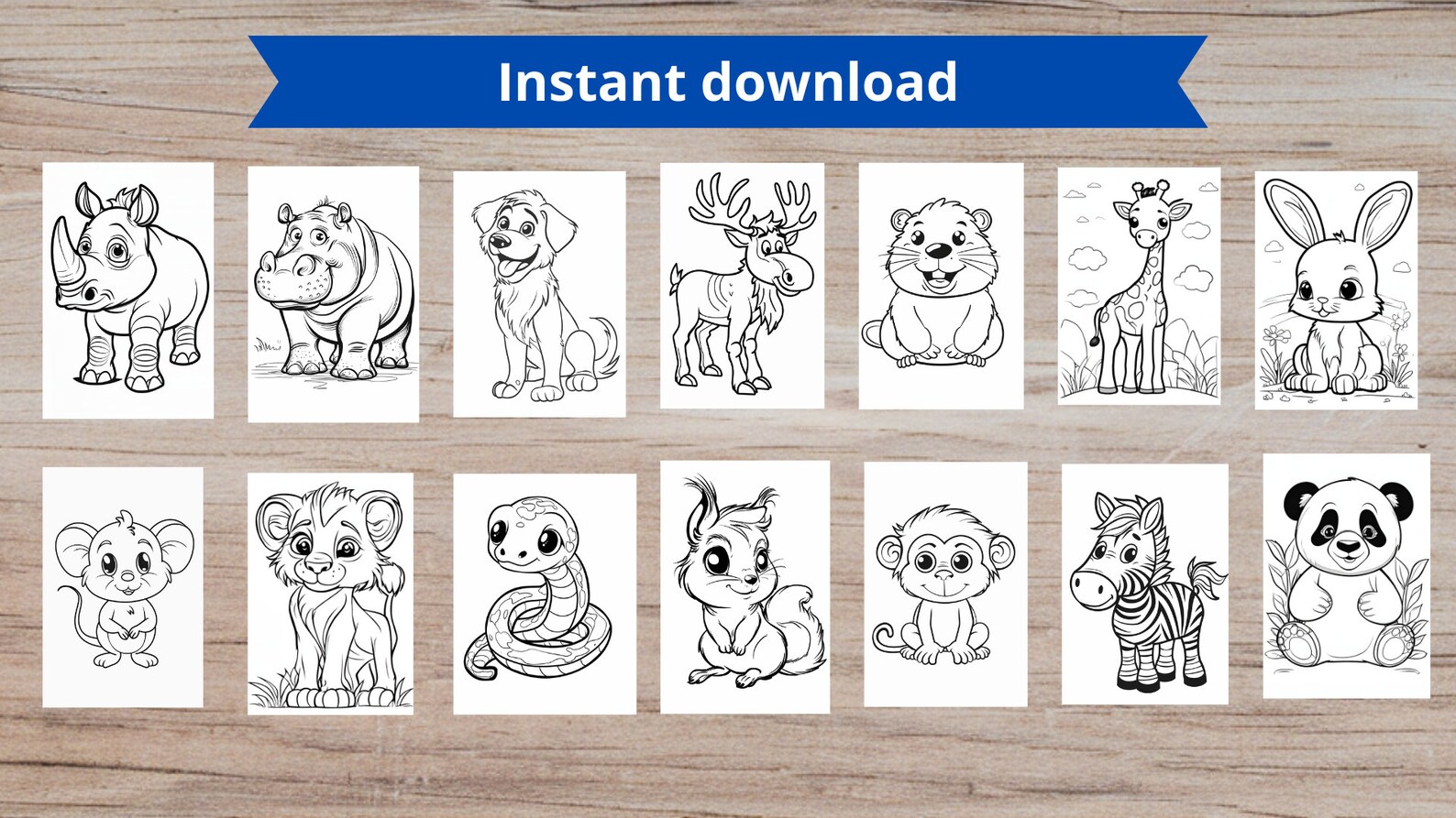 50 Easy Coloring Pages for Kids, Preschoolers Toddlers and Toddlers