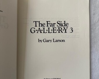 The Far Side Gallery 3 by Gary Larson Second Printing 1989, Funny