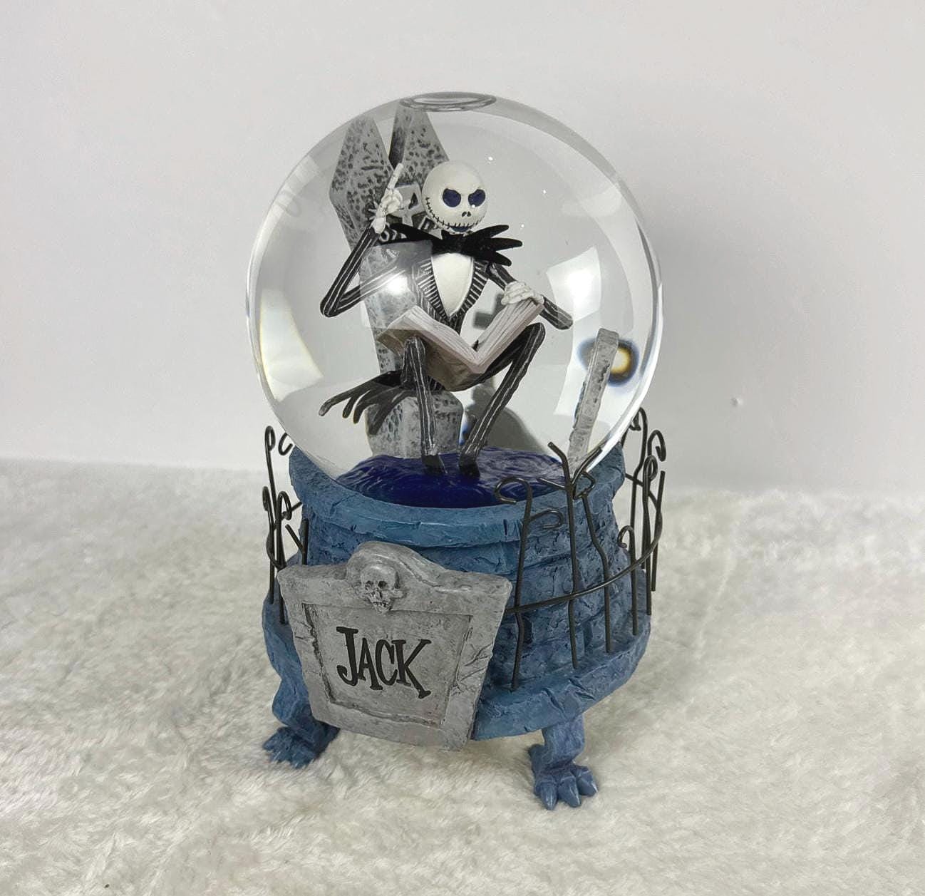 Nightmare Before Christmas Halloweentown Snow Globe Music Box