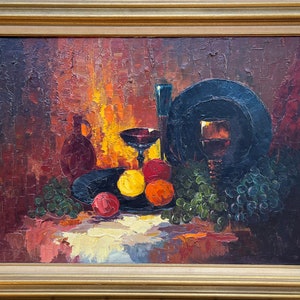Original Oil on Canvas - Signed Impasto - Jan Bevort (Brevort, Camprio)