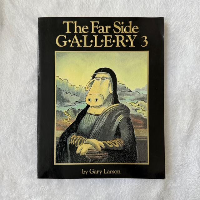 洋書 The Far Side Gallery 3 ゲイリーラーソン 90年台 The Far Side Gallery 3 by Gary Larson Second Printing 1989, Funny