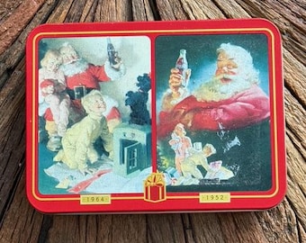 Vintage Coca-cola Santa Claus Christmas Playing Cards Limited