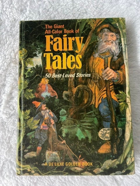 Giant All Color Book of Fairy Tales, 50 Best Loved Stories, 1971