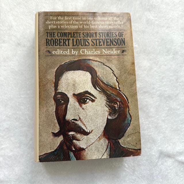 Vintage 1969 Robert Louis Stevenson Short Stories, Hardcover With