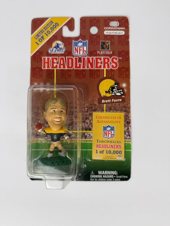 NFL ファーブ エルウェイ エイクマン 他 コリンシアン CORINTHIAN Brett Favre NFL Headliners Figure, 1997 Green Bay Packers, Limited