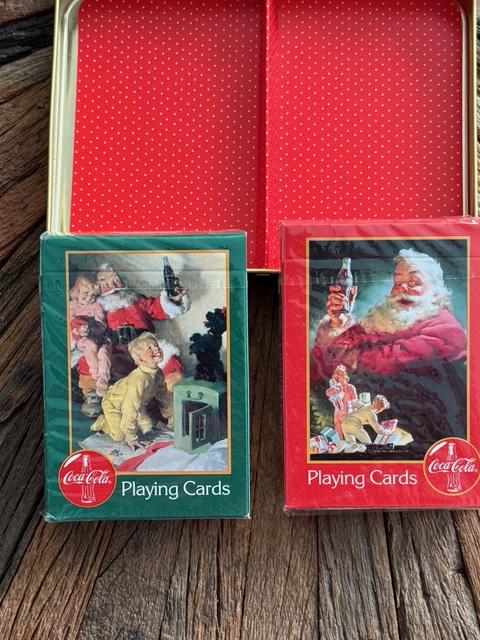 Vintage Coca-cola Santa Playing Cards, Limited Edition Unopened