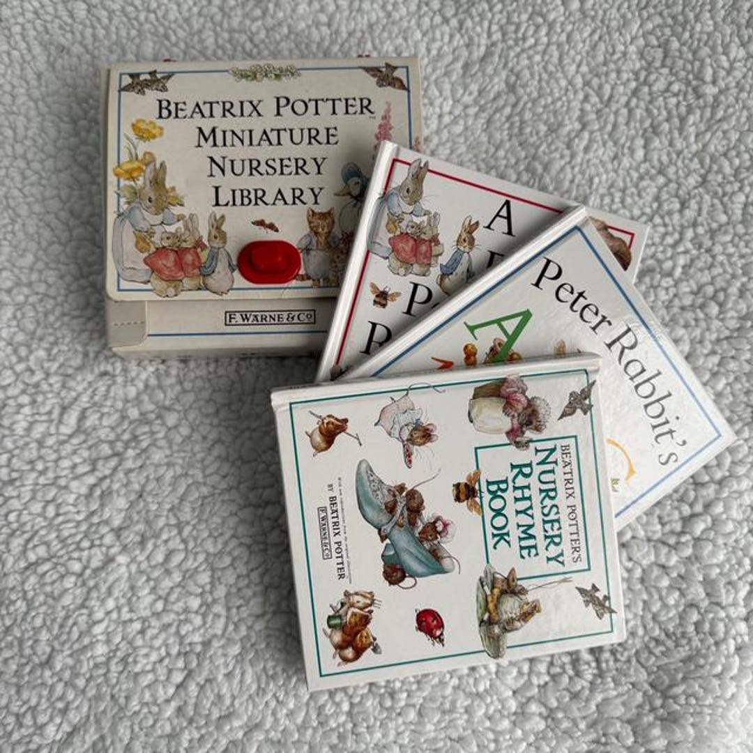 Beatrix Potter Miniature Nursery Library | 3-book Set | A First