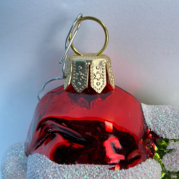 Max Glass Handmade in Poland Glass Santa Christmas Ornament