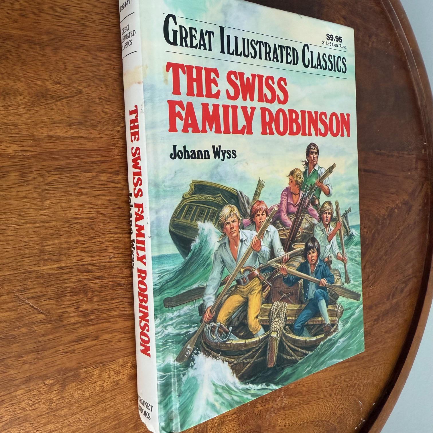 Vintage Swiss Family Robinson, Great Illustrated Classics, 1990 - Etsy