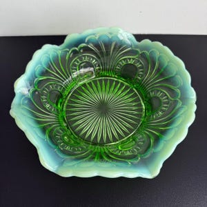 Antique Jefferson Glass Bowl - Etsy