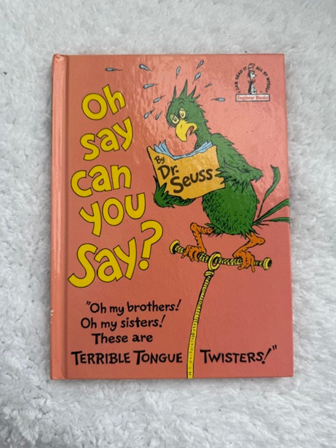 Vintage 1979 Dr. Seuss 'oh Say Can You Say' Hardcover Book - Etsy