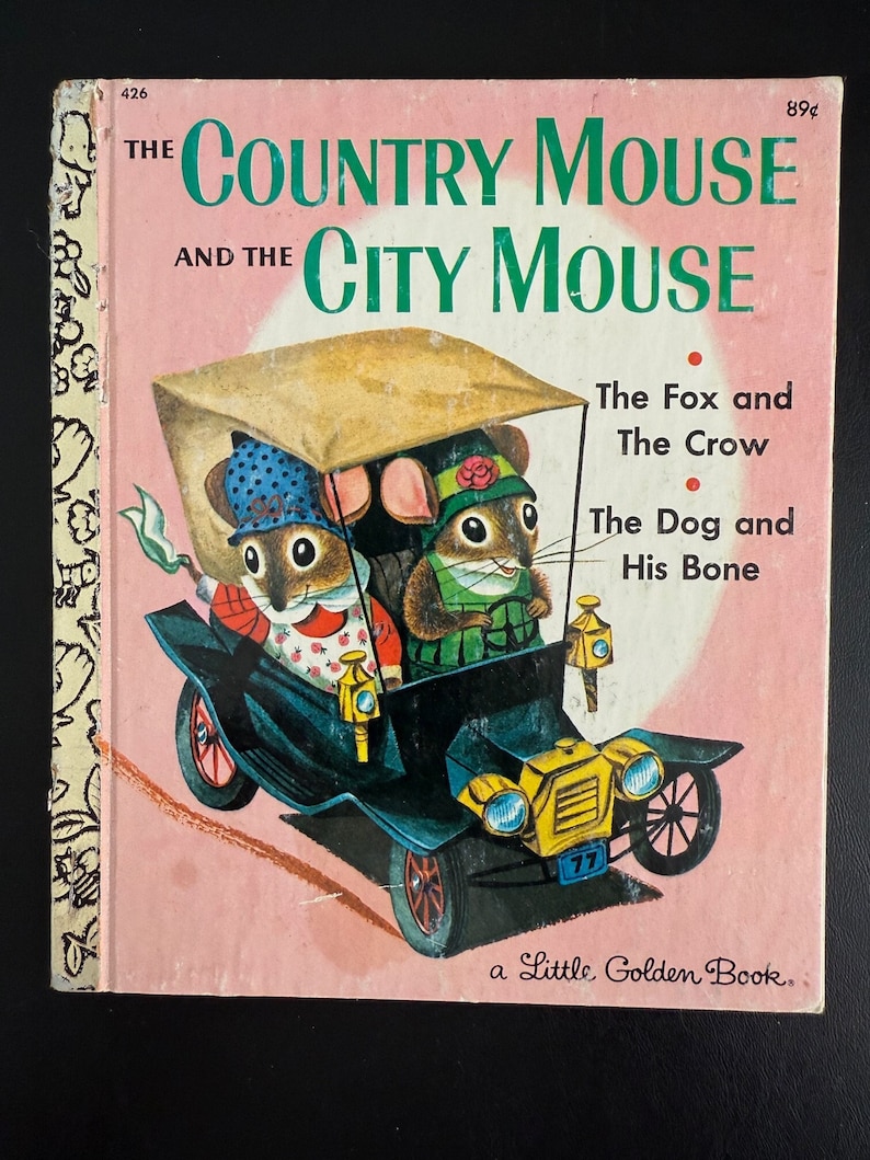 Vintage the Country Mouse and the City Mouse, the Dog and His Bone, the ...