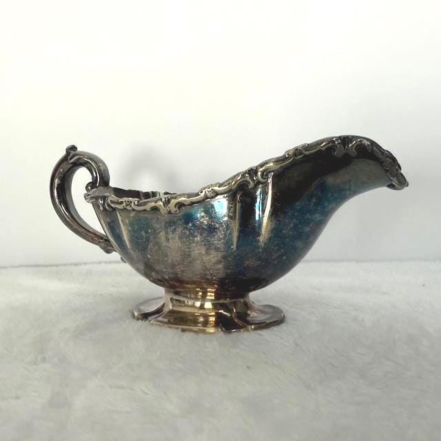Antique 1891 Gorham Silver Gravy Boat – Holland House Hotel NYC