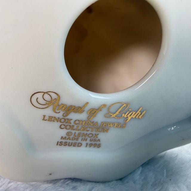 Lenox Angel of Light Figurine 1995 Porcelain China Jewels