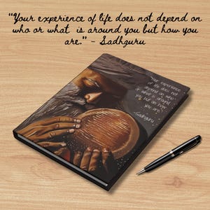 Sadhguru Quote Journal: Meditation & Yoga Notebook