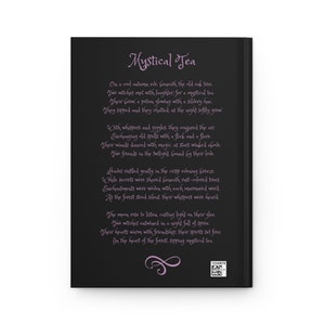Friendship Journal, Witchy Friends Notebook, Magical Tea with Friends Diary, Crescent Moon and Stars Journal, Tea Lovers Gift For Friendship