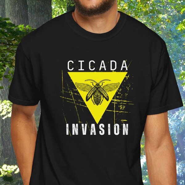 Cicada Shirt 2024, Cicada Reunion T-Shirt, Lustiges Cicada Konzert T-Shirt, Bug Humor, Goblin Core Insekt T-Shirts, Naturliebhaber Geschenk, Unisex