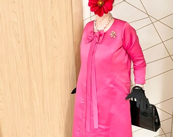 Fabulous fuchsia coat dress!