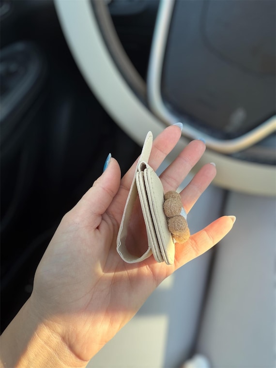 Supporto per occhiali da sole con visiera parasole per auto, supporto magnetico in pelle per