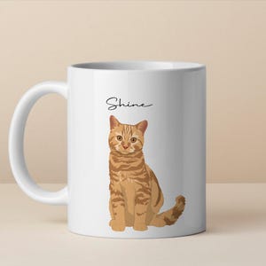 Custom Pet Mug Customized Pet Mug Custom Cat Mug Dog Mug Custom Dog Portrait Dog Mom Personalized Pet Mug Dog Mom Dog Dad Dog Lover Gift