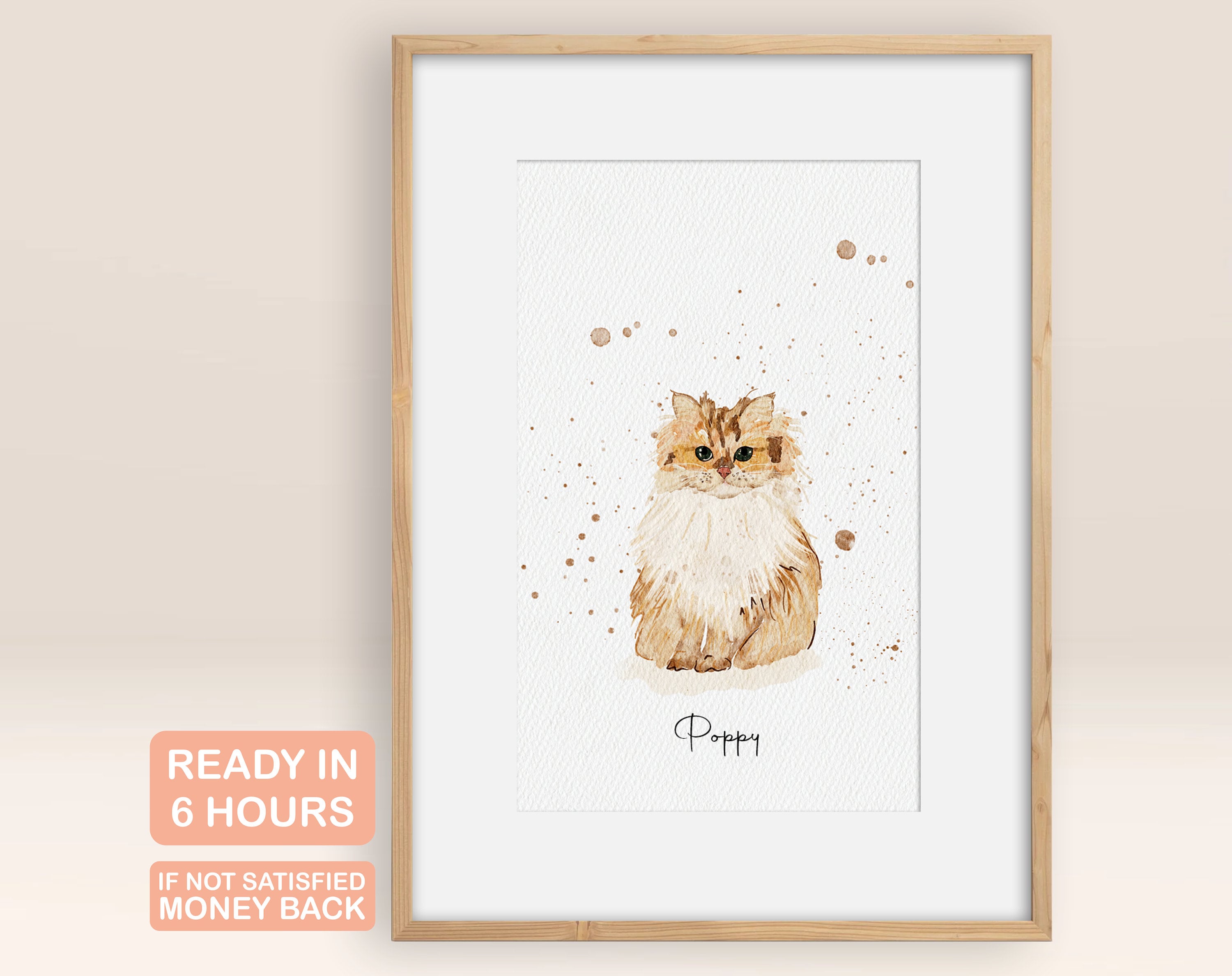 Pet painting, pet portrait, watercolor pet painting, Custom Dog Portrait, Custom pet Portrait, pet gift, Dog Painting, pet memorial gift