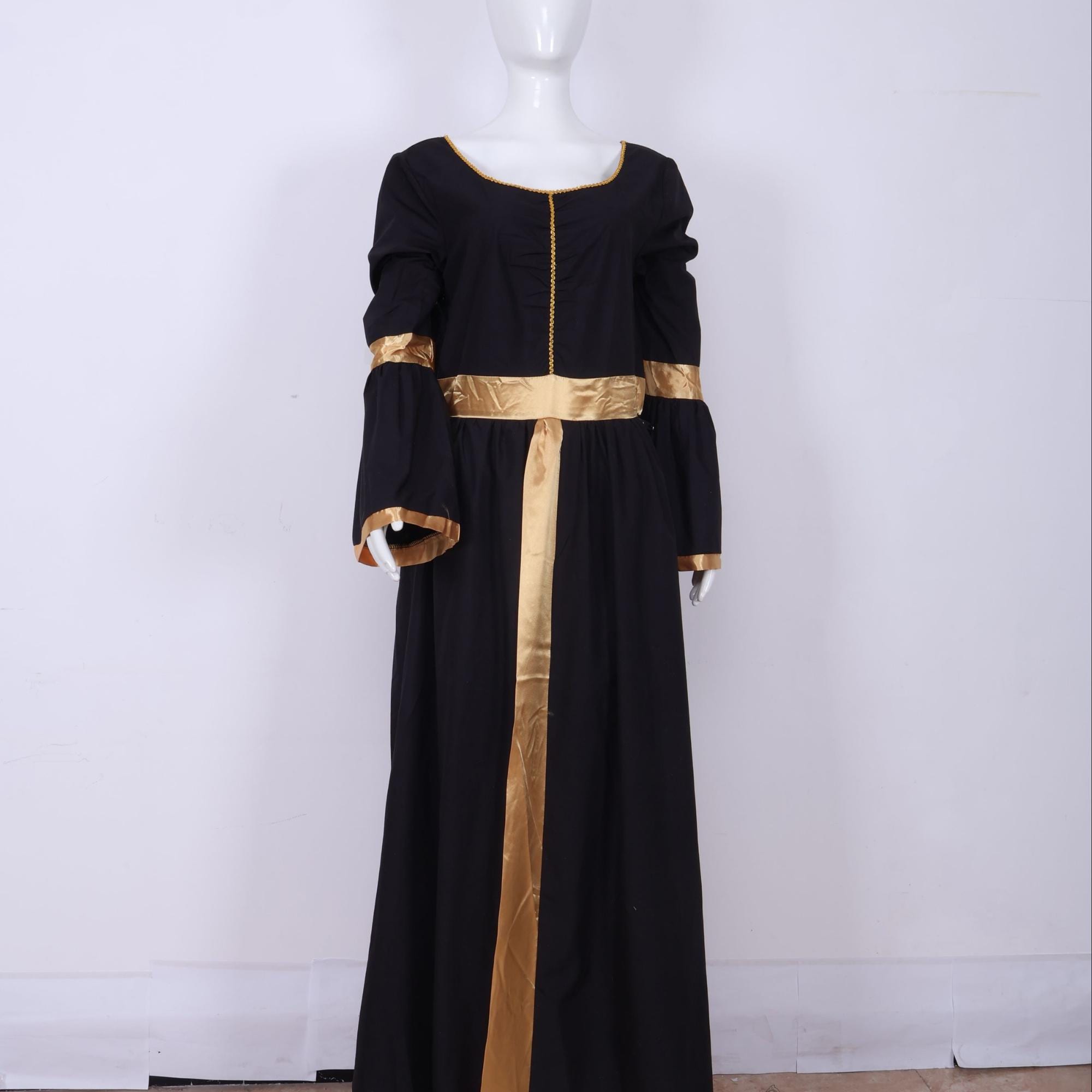 Abito Gotico Medievale Donna Con Cappuccio - Vestito Vintage Per Cosplay E Feste Rinascimentali - Foto 4