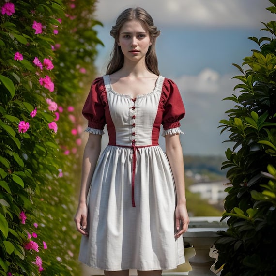 red and white medieval dresses www.copperreef.org #onedirection #harrystyles #niallhoran #zaynmalik  #louistomlinson #liampayne #TagsForLikes #1d #dire