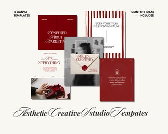 Creative Agency Instagram Post Templates: Editable Canva Design