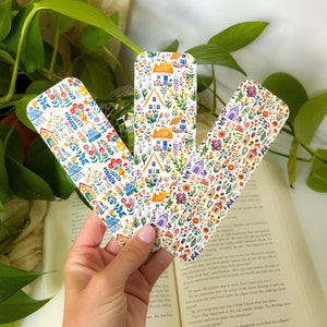 Cottagecore Bookmark For Book Lovers, Cute Garden Bookmark, Floral Bookmark, Book Accessories, Gift For Book Lovers