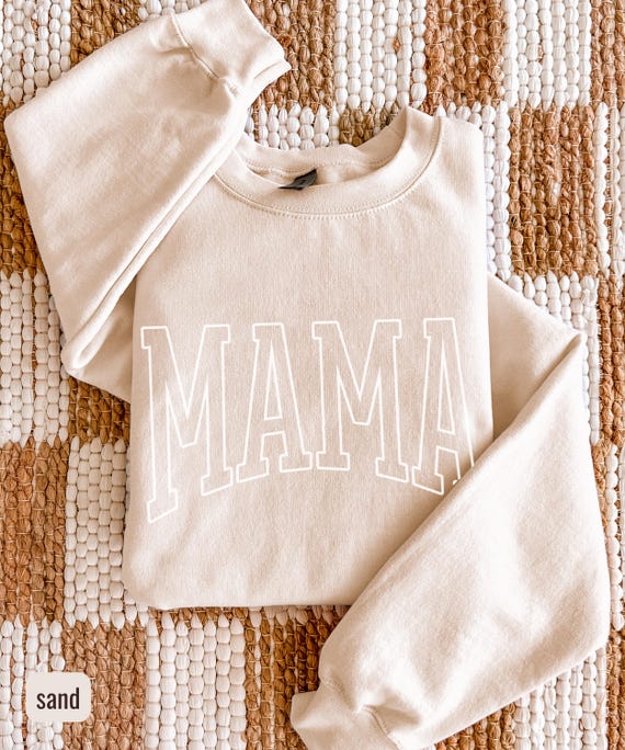 Mama Sweatshirt, Retro Mom Shirt, Motherhood Pullover, First Time Mom Sweatshirt, Pregnancy Announcement Shirt