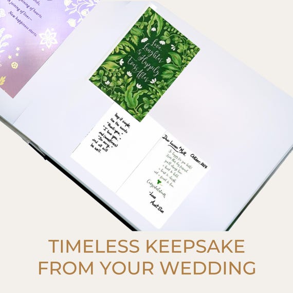 Custom Card Memory Book With Premium Binding for Weddings, Anniversaries, &  Milestones | Turn Greeting Cards Into a Beautiful Keepsake - Etsy
