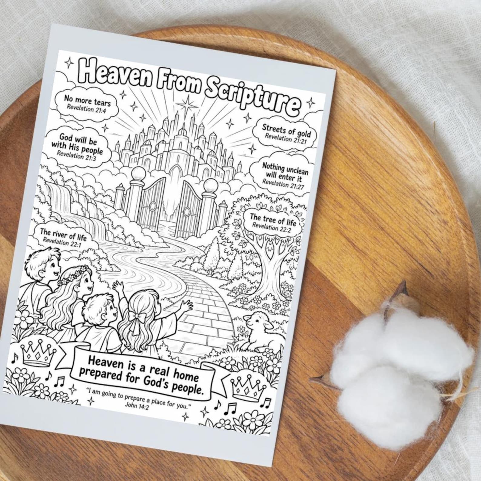 Christian Coloring Pages — Example 1 Christian Coloring Pages — Example 1
