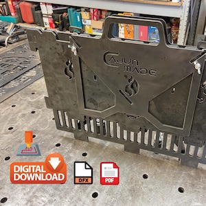 3/16” Collapsible Grill/Fire Pit DXF FILE