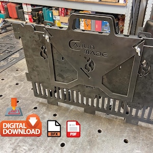 1/8” Collapsible Grill/Fire Pit DXF FILE