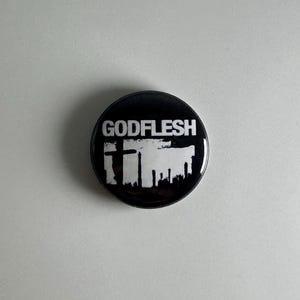 Godflesh Industrial 1" Button G016B Badge Pin
