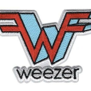 Weezer Official Logo Embroidered Patch W018P